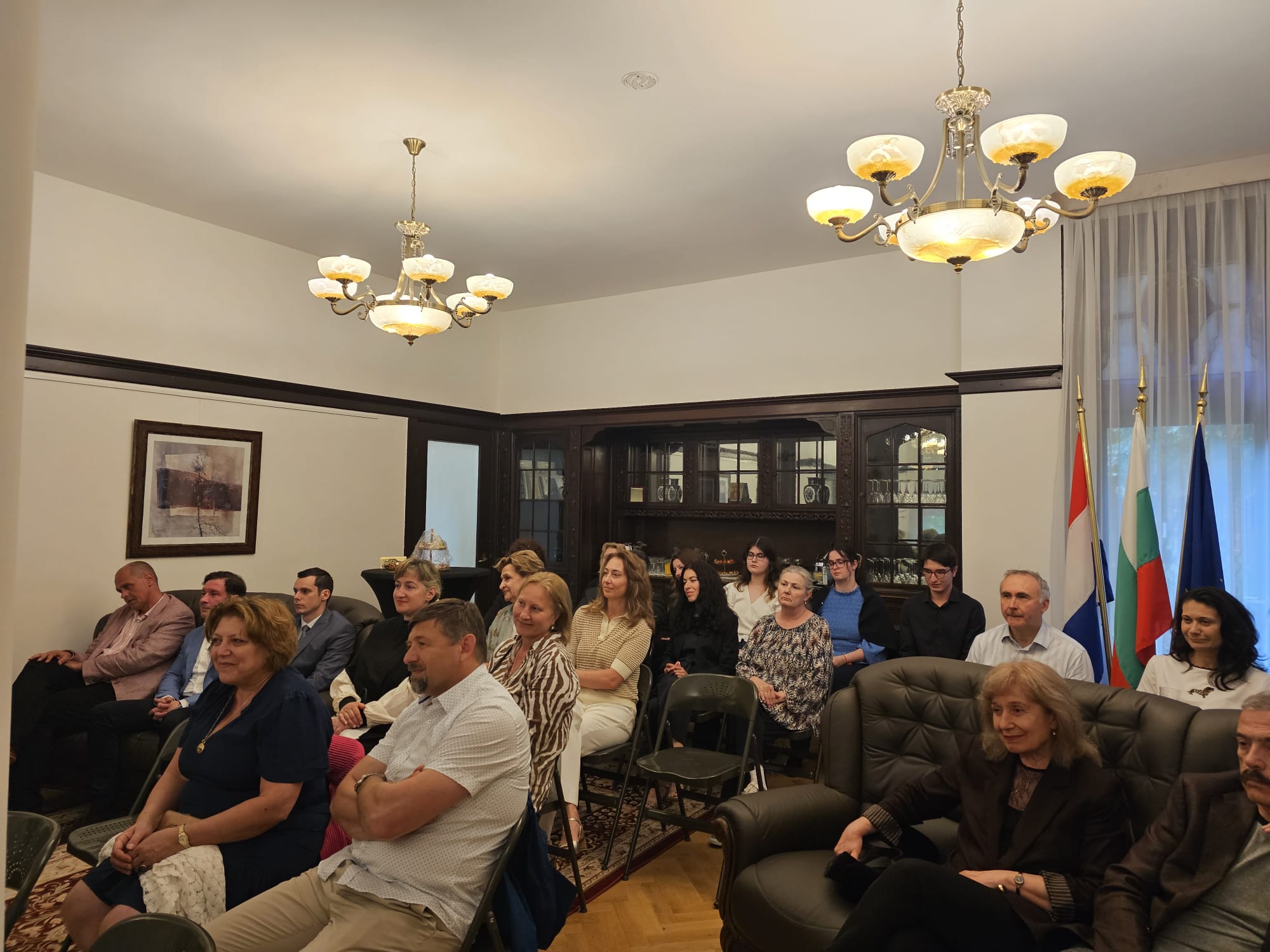 Meeting with Georgi Milkov at the Embassy of the Republic of Bulgaria